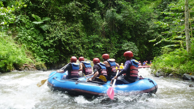 Ilustrasi rafting di sungai. Foto: Pashaco/Shutterstock