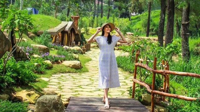 Ilustrasi pengunjung di Cimory Dairyland Foto: Instagram/ @cimorydariyland.puncak