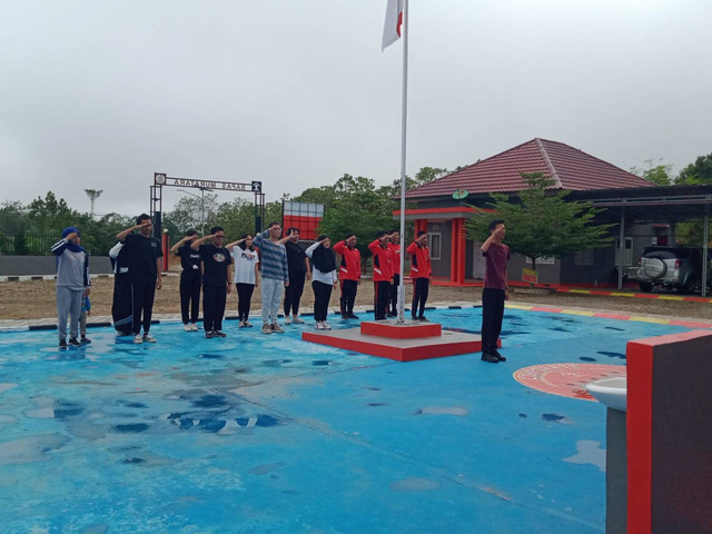 Apel Pagi Pegawai Bapas Muratara (Sumber: Tim Humas Bapas Muratara)