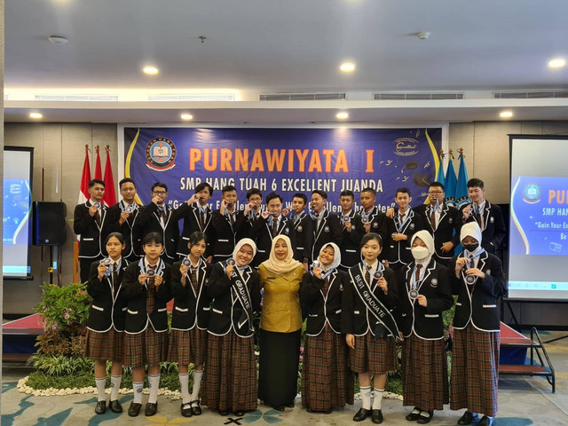 Foto istimewa : Siswa/i Kelas 9 SMP Hang Tuah 6 Excellent Juanda