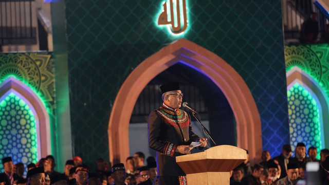 Gubernur Aceh saat membuka MTQ di Bener Meriah. Foto: Abdul Hadi/acehkini