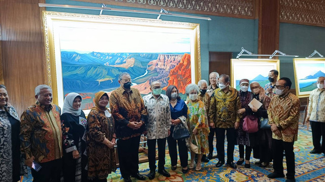 SBY di acara mengenang Ani Yudhoyono, Minggu (19/6/2022). Foto: Annisa Thahira Madina/kumparan