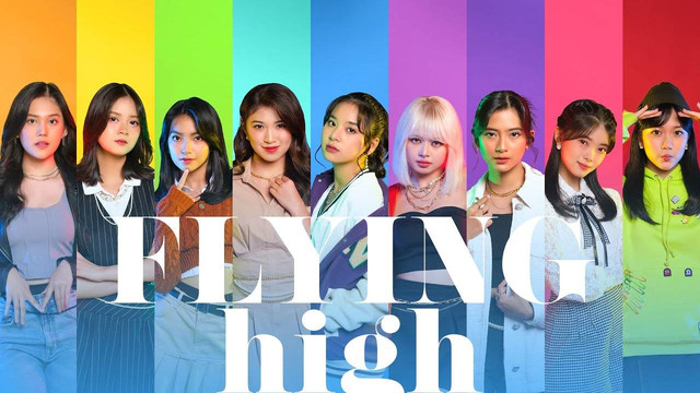 Ilustrasi sampul video klip Flying High oleh JKT48. Foto: YouTube/JKT48