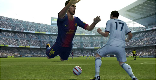 Ilustrasi diving PES 2017
