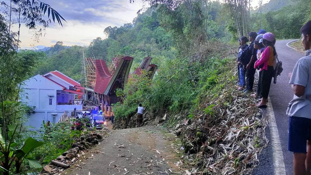 Seorang pelajar tewas akibat kecelakaan motor di Toraja Utara, Selasa (21/6/2022). Foto: Dok. Istimewa