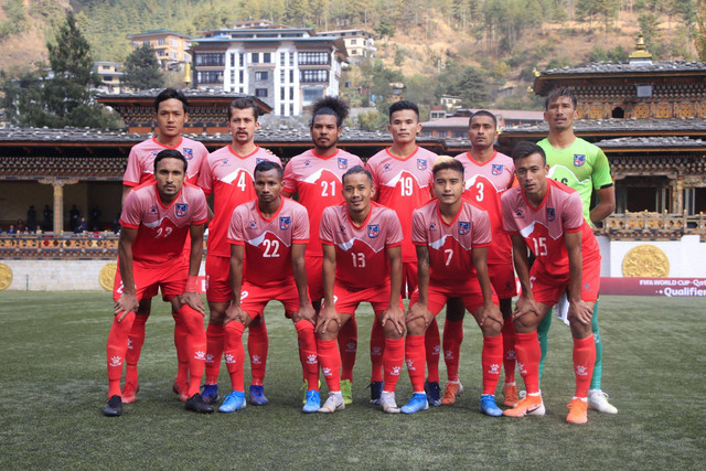 Timnas Nepal. Foto: The ANFA