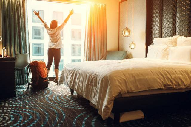 Ilustrasi menginap di hotel Foto: Shutterstock
