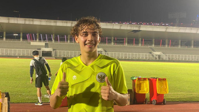 Jim Croque saat menjalani TC Timnas U-19 Indonesia di Stadion Madya, Jakarta, pada Selasa (21/6/2022). Foto: Soni Insan Bagus L/kumparan