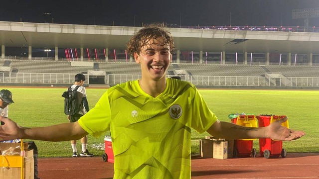 Jim Croque saat menjalani TC Timnas U-19 Indonesia di Stadion Madya, Jakarta, pada Selasa (21/6/2022). Foto: Soni Insan Bagus L/kumparan