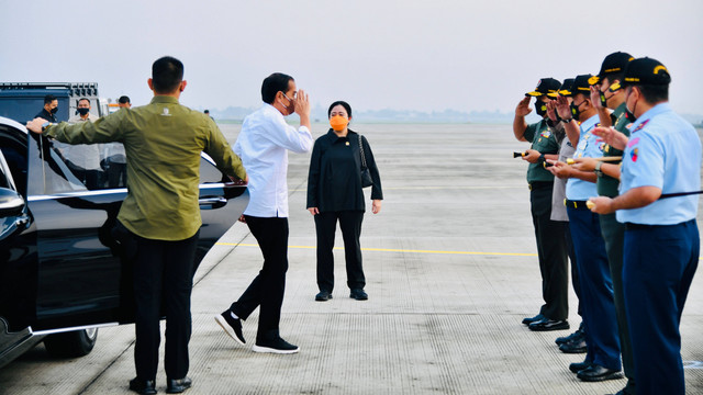 Presiden Joko Widodo lakukan kunjungan kerja ke Provinsi Kalimantan Timur pada Rabu, (22/6/2022). Foto: Laily Rachev/Biro Pers Sekretariat Presiden