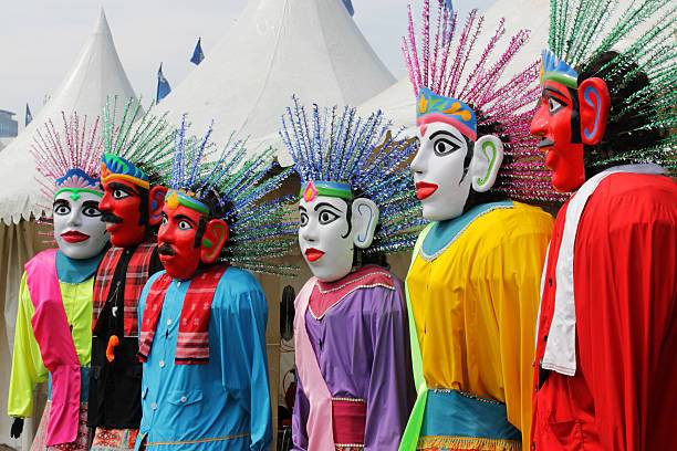 Ilustrasi Ondel-Ondel, maskot khas Betawi. Foto: Pixabay