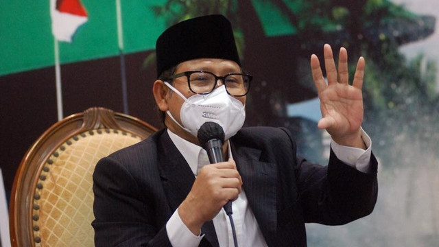 Konpers Cak Imin usul NU-Muhamadiyah raih nobel perdamaian 2022-2023 di Gedung DPR RI, Rabu (16/1). Foto: DPR