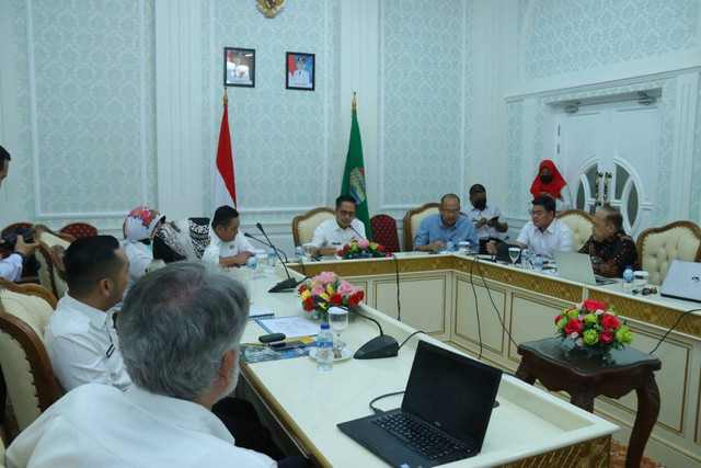 Audiensi di Pemerintah Kota Palembang, Rabu (22/6). Foto: Istimewa
