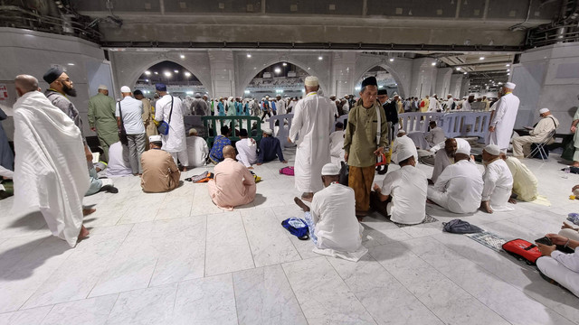 Jemaah di Masjidil Haram. Foto: Muhammad Iqbal/kumparan