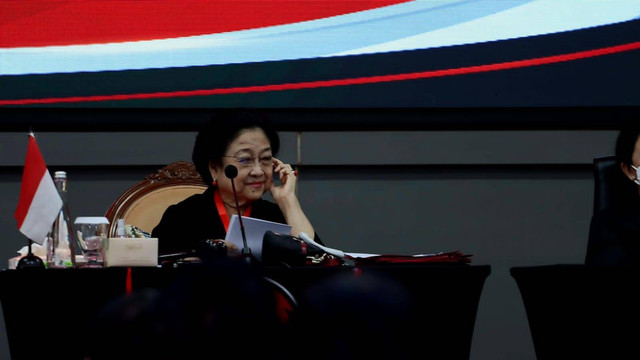 Ketum PDIP Megawati Soekarnoputri di penutupan Rakernas partai, Kamis (23/6/2022). Foto: Dok. PDIP