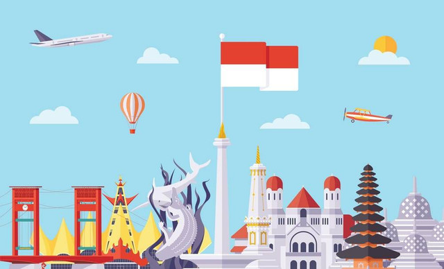 Ilustrasi keberagaman Indonesia (Sumber: Shutterstock)