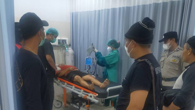 Korban setelah dievakuasi ke Puskesmas Payangan, Gianyar, Bali - IST