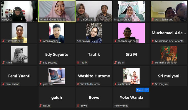 Komunitas TDA Semarang Gelar Webinar Melejitkan Bisnis Fashion Pasca Pandemi