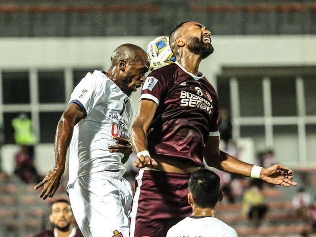 PSM Makassar melawan Kuala Lumpur City FC (KL City FC) dalam matchday pertama Grup H AFC Cup 2022 di Stadion KLFA, Malaysia, pada Jumat (24/6).
Foto: Kuala Lumpur City FC