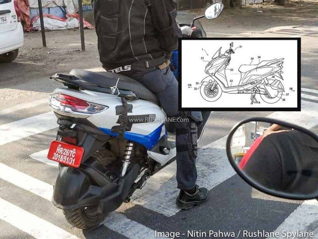 Paten desain skuter listrik Suzuki Burgman. Foto: Rush Lane