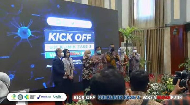 BPOM Beri Lampu Hijau, Uji Klinis Fase 3 Vaksin Merah Putih Diikuti 4.005 Orang