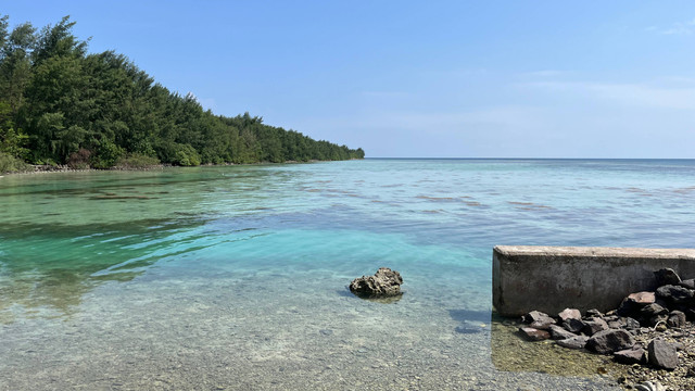 Makam Keramat Sultan Maulana Mahmud Zakaria di Pulau Panjang. Foto: Anggita Aprilyani/kumparan