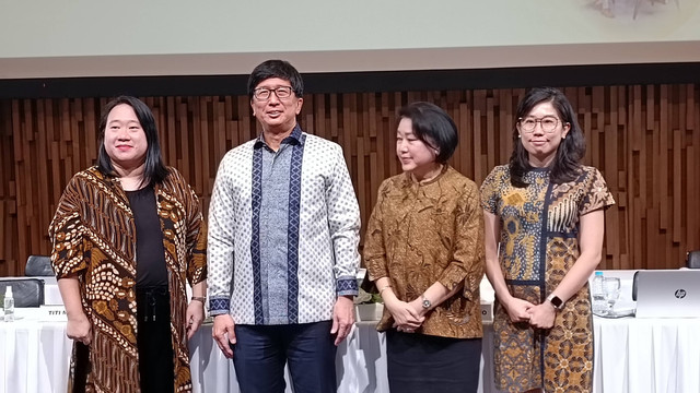 PT Elang Mahkota Teknologi Tbk (EMTK) menggelar paparan publik Rapat Umum Pemegang Saham Tahunan. Foto: Ghinaa Rahmatika/kumparan