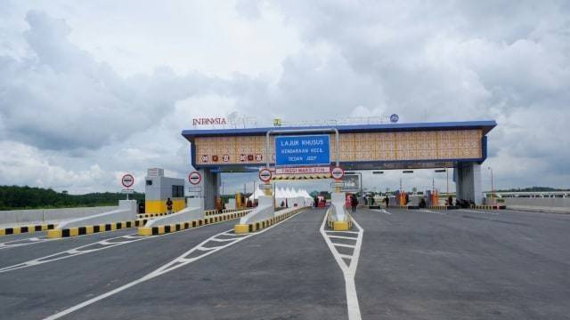 Jalan Tol Balikpapan-Samarinda, Kalimantan. Timur Foto: Dok. Jasa Marga