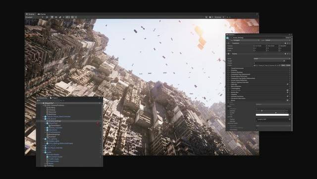 Ilustrasi aplikasi pembuat game 3D di Android. Foto: Unity