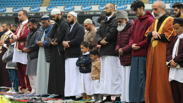 Stadion Blackburn Rovers ketika Idul Fitri. Foto: Dok. Blackburn Rovers
