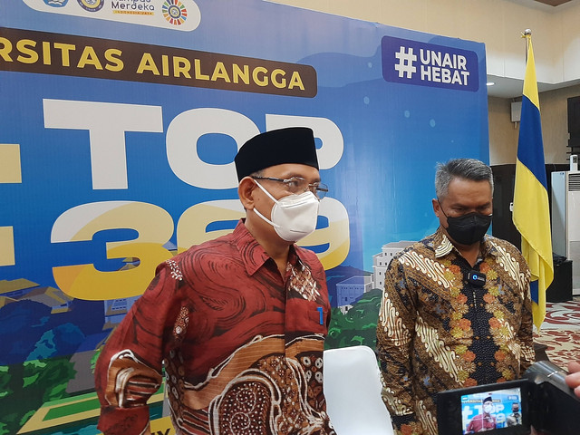 Rektor Unair Prof Dr Mohammad Nasih. Foto-foto: Amanah Nur Asiah/Basra