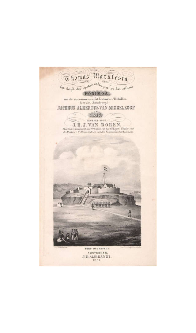 Arsip Belanda soal Pattimura dan Patti Muda Gaga Bavanu. Foto: digital.staatsbibliothek-berlin.de