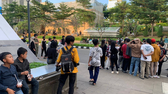 Suasana Dukuh Atas, Jakarta Pusat, Selasa (5/7/2022).
 Foto: Nugroho GN/kumparan