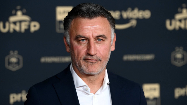 Pelatih sepak bola Christophe Galtier. Foto: Franck Fife/AFP