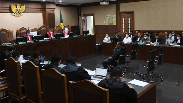 Ilustrasi sidang Bupati Nonaktif Langkat Terbit Rencana Perangin Angin. Foto: Aditya Pradana Putra/ANTARA FOTO