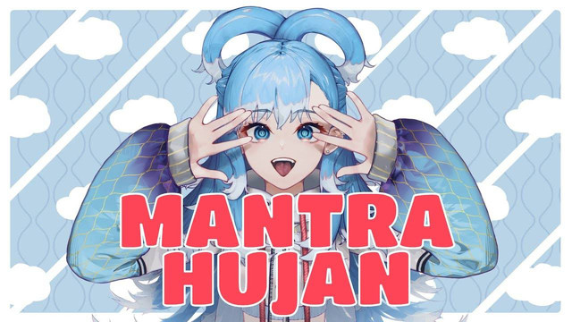 Ilustrasi tangkapan layar video klip Mantra Hujan oleh Kobo Kanaeru. Foto: YouTube/Kobo Kanaeru Ch. Hololive-ID