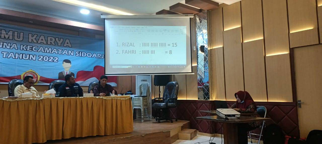 Pemilihan Ketua Kartarcam Sidoarjo