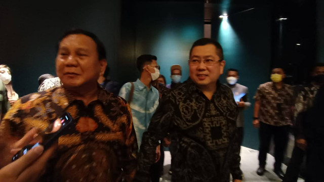 Menteri-menteri menghadiri peresmian Hotel Park Hyatt Jakarta milik Hary Tanoesoedibjo di Jakarta Pusat, Jumat (8/7/2022). Foto:  Fariza Rizky Ananda/kumparan
