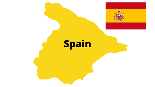 Peta Spanyol (Sumber foto: Pribadi)