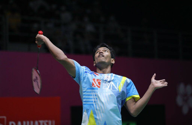 Chico Aura Dwi Wardoyo di Malaysia Masters 2022. Foto: PBSI