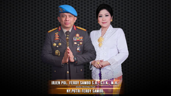 Kadiv Propam Polri Irjen Ferdy Sambo bersama istri, Ny Putri Sambo. Foto: Instagram/@divpropampolri