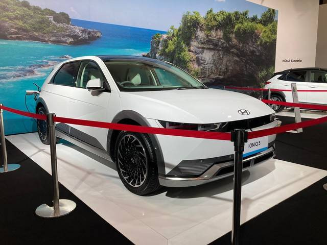 Hyundai IONIQ 5 di pameran Future EV Ecosystem for Indonesia di JIExpo Foto: dok. Muhammad Haldin Fadhila/kumparan