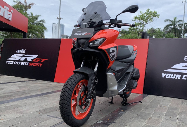 Aprilia SR GT 200 Foto: Gesit Prayogi/kumparanOTO