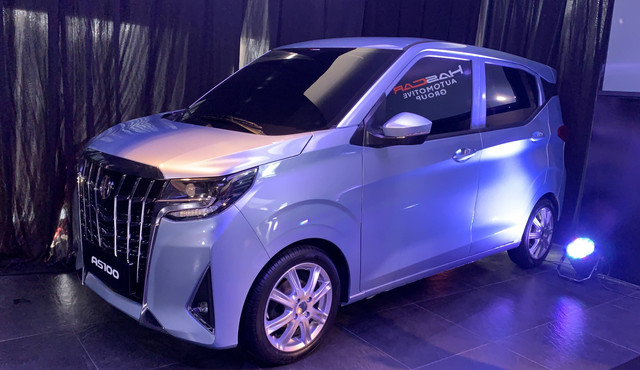 Skorpius AS100 mobil listrik yang grill-nya mirip Alphard ini bakal diproduksi di Indonesia. Foto: Gesit Prayogi/kumparanOTO