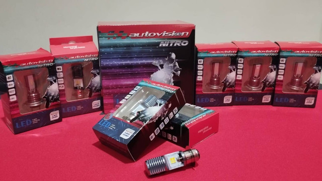 Lampu Autovision LED Nitro untuk motor. Foto: Muhammad Ikbal/kumparan