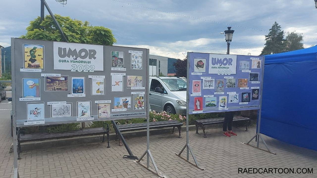 Dosen Pendidikan Seni Rupa Universitas Muhammadiyah (Unismuh) Makassar, Makmun M Pd, mengikuti ajang kartun dan sastra internasional, Festival Humour At Gura Humorului di Rumania.