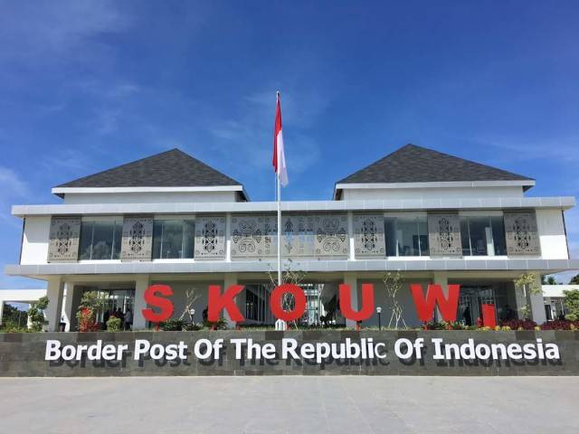 PLBN Skouw. (Foto: PLBN Skouw/Kementerian PUPR)