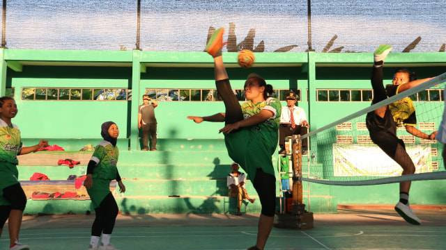 Ilustrasi sepak takraw. Foto: Istimewa