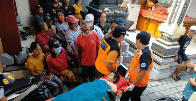 Evakuasi bocah perempuan yang ditemukan terlantar di Denpasar, Bali - IST