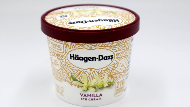 Ilustrasi Es Krim Vanila Haagen-Dazs. Foto: Eric Glenn/Shutterstock